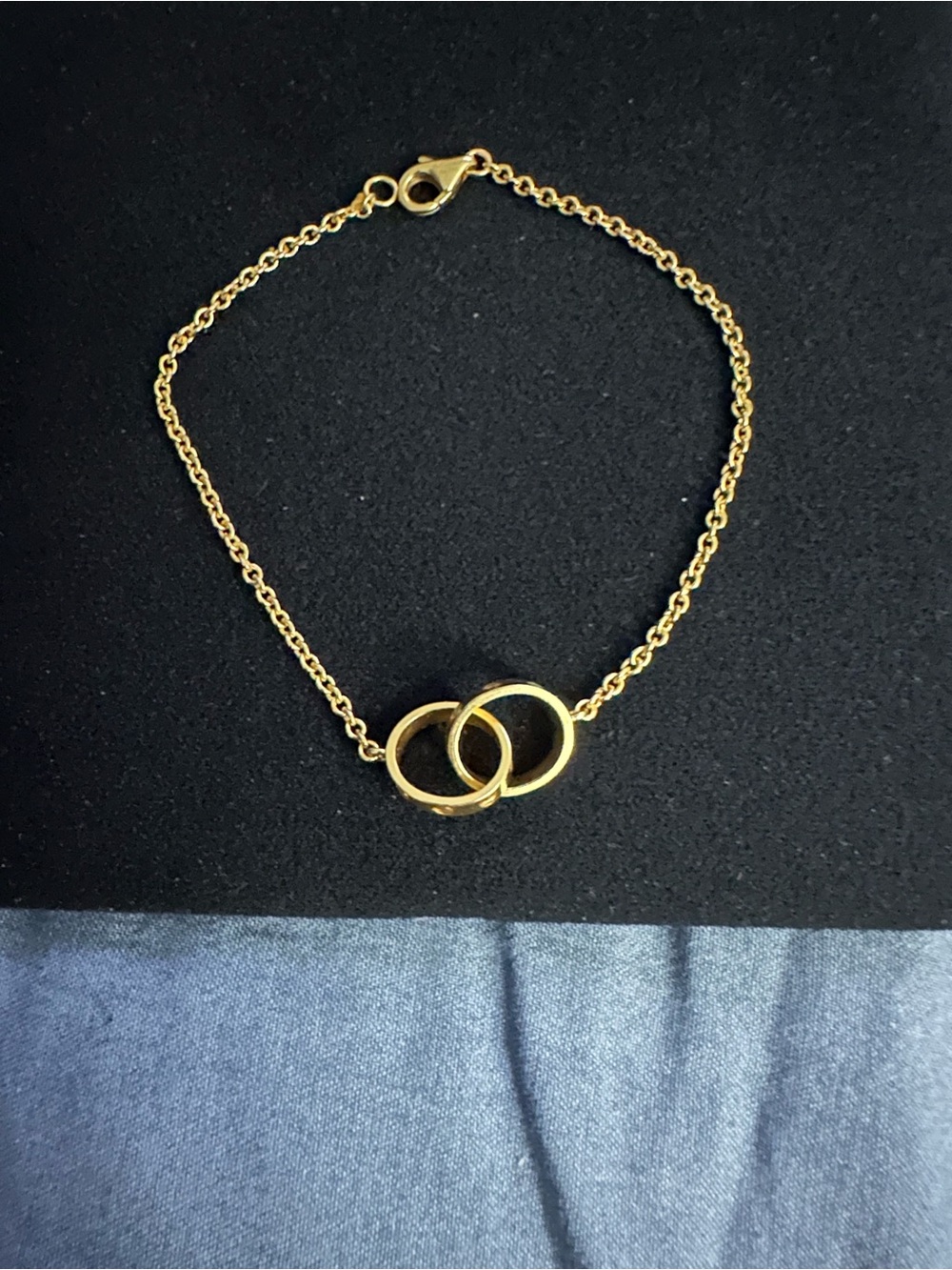 Authentic Cartier Love Bracelet On Chain - Picture 4 of 9